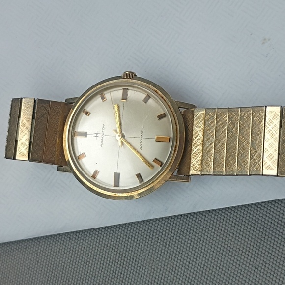 Hamilton Gold and Silver Automatic Watch